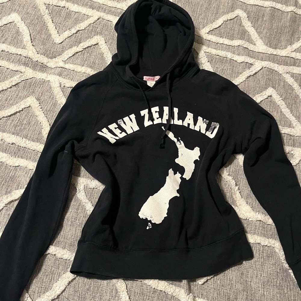 SUPRE Black New Zealand Hoodie